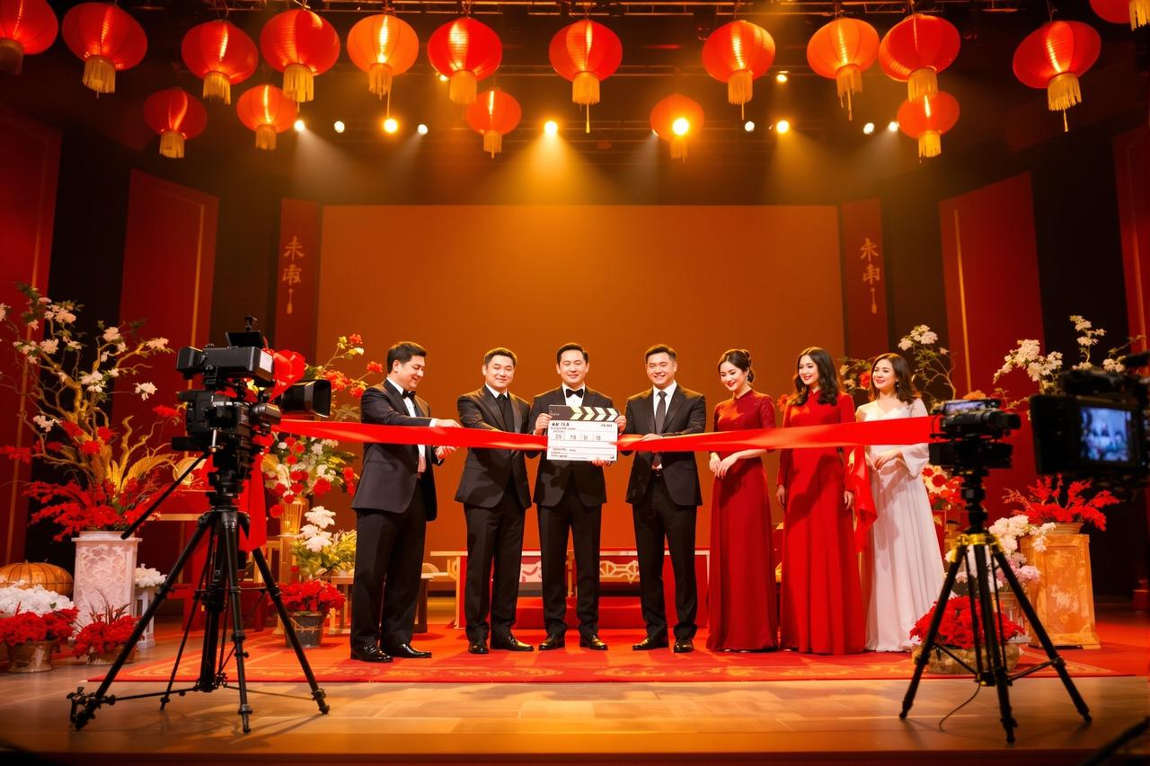热搜吃瓜娱乐动态：某知名导演新片开机，全明星阵容引发影迷狂欢
